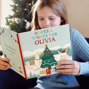 Personalised Christmas Hopes And Wishes Gift Book, 3 of 12