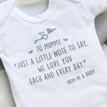 'Mum To Be' Babygrow, A Perfect Baby Shower Gift, 3 of 12