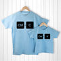 Personalised Copy And Paste T Shirt Set, thumbnail 1 of 4