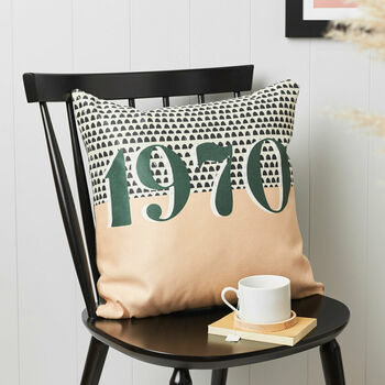 Personalised Year Cushion, 3 of 4