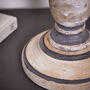 Avon Vintage Mango Wood Table Lamp, thumbnail 4 of 7