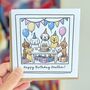 Personalised Dog Birthday Card, thumbnail 1 of 4