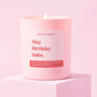 Funny Birthday Gift Pink Candle May Birthday Babe, thumbnail 1 of 3