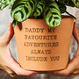 Personalised Message Terracotta Plant Pot, thumbnail 3 of 3