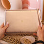Personalised Clutch Bag Travel Accessory For Her, thumbnail 4 of 6