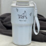 Dog Walking Personalised Reusable Coffee Cup, thumbnail 1 of 2