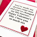 'dreams' Handmade Valentines Card By Jenny Arnott Cards & Gifts ...