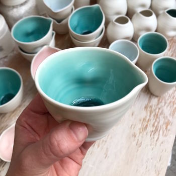 Handmade Nesting Porcelain Bowls, 6 of 6