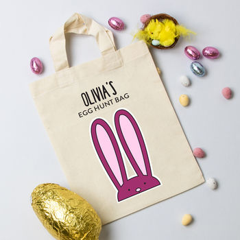 Personalised Easter Mini Tote Bag, 2 of 4