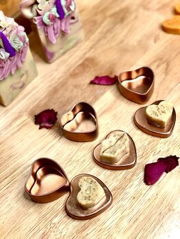 Mini Handmade Soap With Special Message In Heart Tin X1, 6 of 11