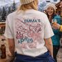 Personalised Cocktail Apres Ski Graphic T Shirt, thumbnail 1 of 4