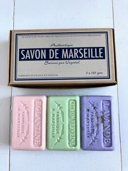 Box Of Three Savon De Marseille Soaps, 4 of 4