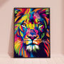 Lion Pop Art Print, thumbnail 6 of 8