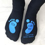 Dancing On Daddy's Feet Personalised Socks, thumbnail 5 of 5