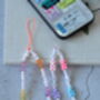 Y2k Gummy Bear Pearl Phone Charm, thumbnail 3 of 3