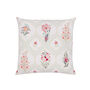Les Indes Suman Floral Recycled Cotton Cushion Cover, thumbnail 4 of 5