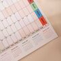 2026 A1 Year Wall Planner | Work Hard, Play Nice, thumbnail 4 of 8