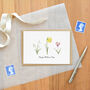 Spring Flowers Mother's Day Card, thumbnail 2 of 3