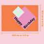 Set Of 10 Bright And Colourful Birthday Postcards, thumbnail 10 of 10