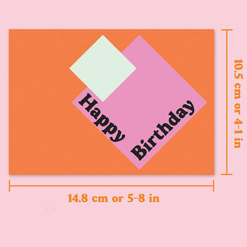 Set Of 10 Bright And Colourful Birthday Postcards, 10 of 10