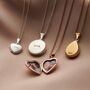 Personalised Heart Locket Necklace, thumbnail 4 of 9