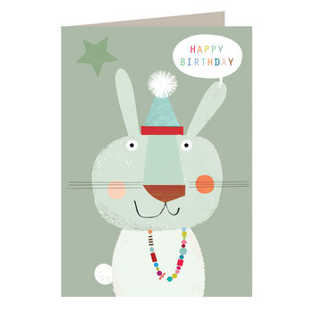 Happy Birthday Bunny Card, 2 of 5