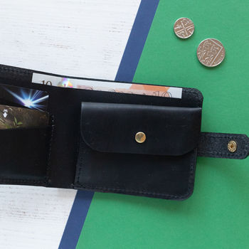 Men’s Leather Wallet With Coin Pocket, 4 of 11