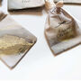 Minimal Beige And Gold Reusable Advent Calendar Pouches, thumbnail 5 of 7