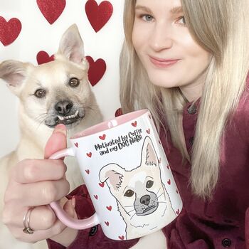 Personalised Dainty Hearts Dog Lover Mug, 11 of 11