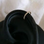 14 Carat Gold 8mm Braided Helix Hoop Earring, thumbnail 1 of 5