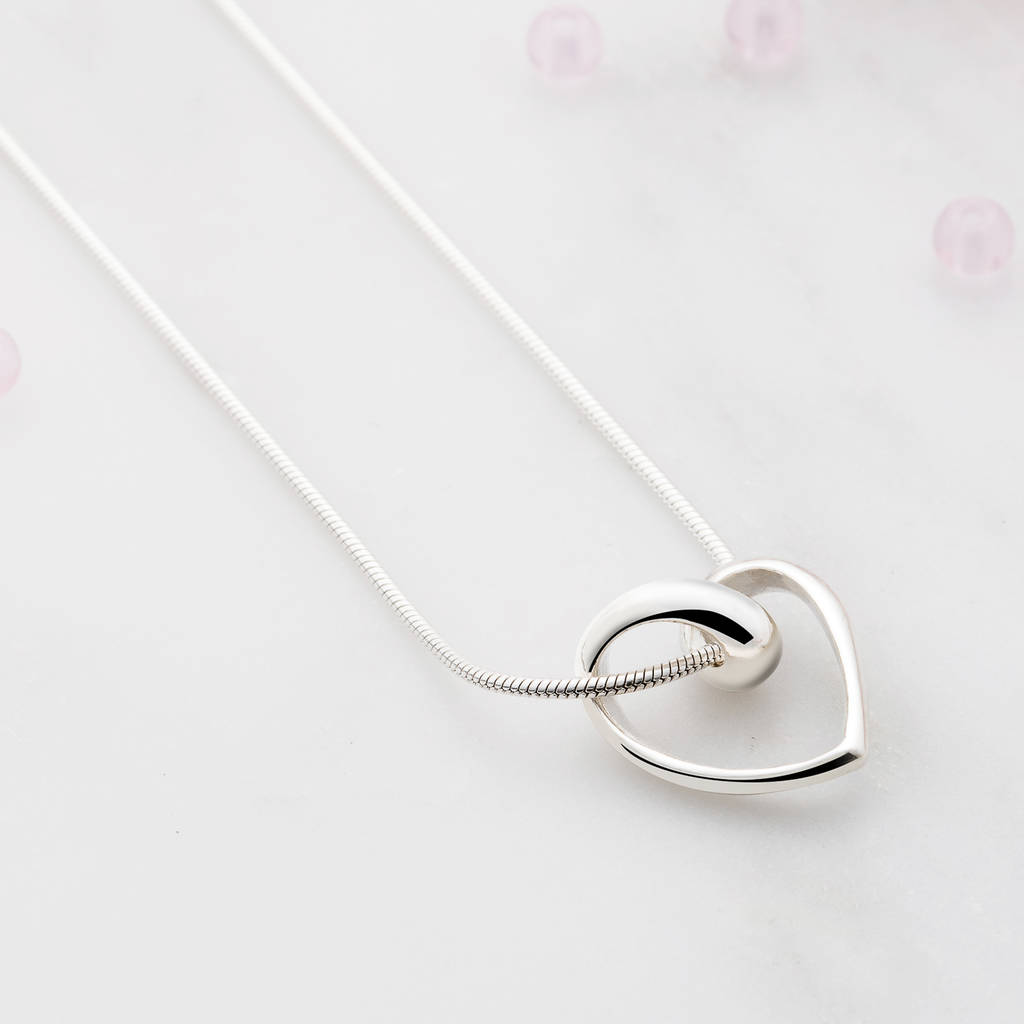 Mountz Collection Open Floating Heart Pendant in Sterling Silver – Mountz  Jewelers