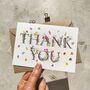 Wildflower Letters Thank You Cards, thumbnail 2 of 6
