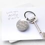 Personalised Memorial Handwriting Engraved Keyring, thumbnail 5 of 5