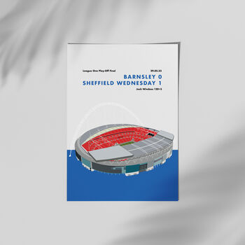Sheffield Wednesday Play Off Final Print, 2 of 4