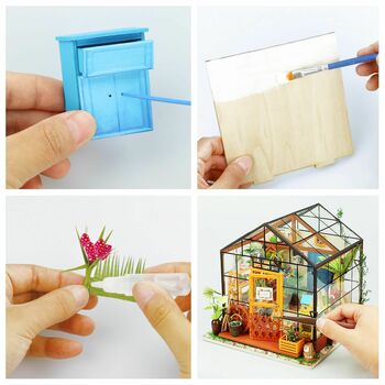 Build Your Own Greenhouse. Diy Cathy's Dollhouse Kit, 6 of 7