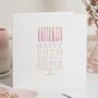 50th Birthday Card For Mum Or Daughter, thumbnail 1 of 7