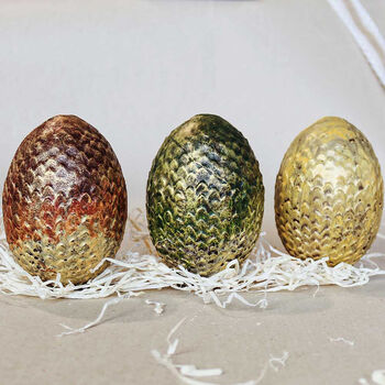 Hand Painted Dairy Free Chocolate Dragon Eggs, 6 of 6