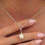 Baroque Pearl Necklace, Silver Or Gold Plated, thumbnail 1 of 11