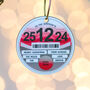 Personalised Tax Disc Christmas Tree Decoration, thumbnail 4 of 4