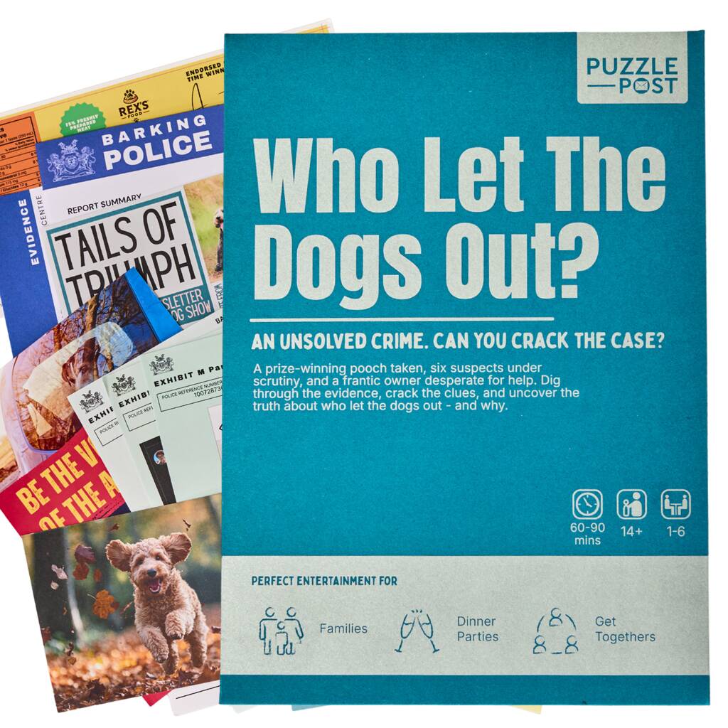 Cold Case Puzzle Game: Who Let The Dogs Out | Murder Mystery, 1 of 5