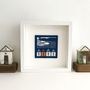 Beach Huts Limited Edition Paper Cut, thumbnail 2 of 4
