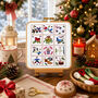 Twelve Days Of Christmas Festive Embroidery Kit, thumbnail 1 of 12