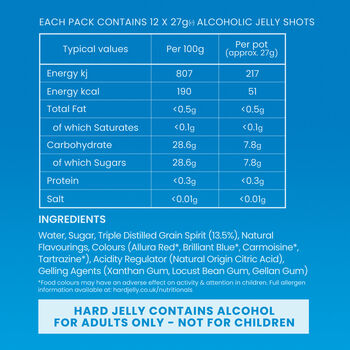 Vodka Jelly Shots | Strawberry, Sour Apple And Black Cherry Flavour, 5 of 7