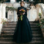 Black Maxi Tulle Skirt For Brides And Bridesmaids, thumbnail 1 of 12