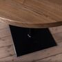 Bistro Ash Solid Wood Round Dining Table, thumbnail 5 of 5
