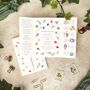 Scattered Wildflowers Gatefold Wedding Invitation, thumbnail 10 of 11