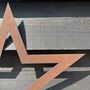 Three Metal Star Decorations , Signs For The Home Or Garden , Fence Or Wall, thumbnail 3 of 11