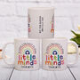 Personalised Shape Little Minds Teacher Mug, thumbnail 4 of 5