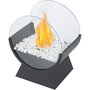 Round Glass Bioethanol Fire Bowl Pot Tabletop Fireplace, thumbnail 7 of 7