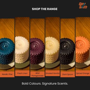 Land Rover Tyre Stack – Car Guy Candle | Man Cave Decor | Mechanics Gift | Classics Car Guys | Land Rover Gifts, 12 of 12